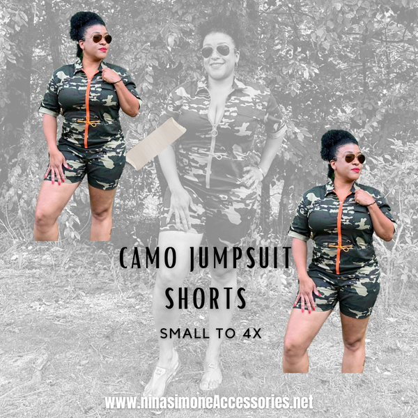 Camo jumpsuit Shorts